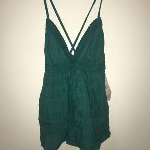 melrose and market cross back spaghetti strap top